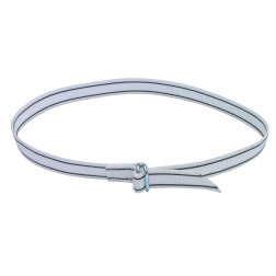 2088 IDENTIFIKĀCIJAS KAKLA SIKSNA 130CM/ BALTA BEZ