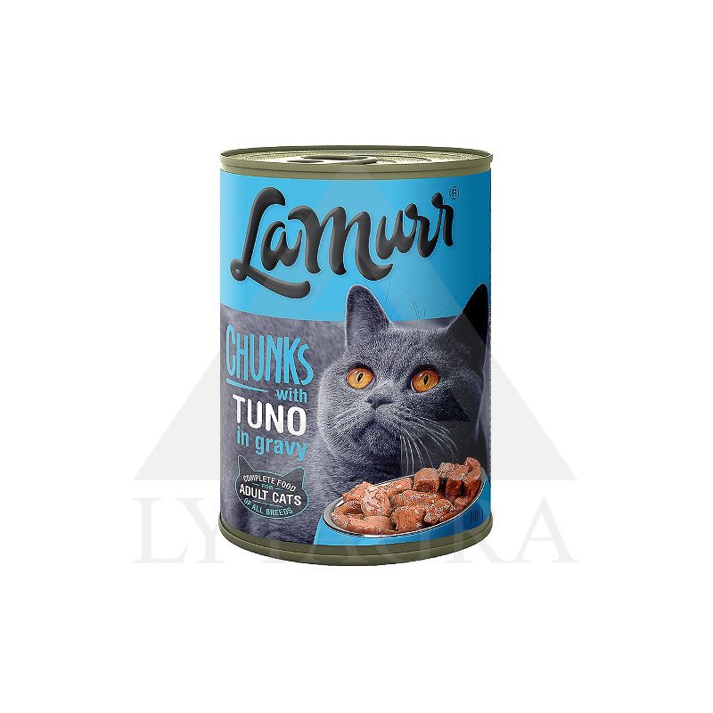 LAMURR KAĶU BARĪBA LASIS/TUNC. 400GR