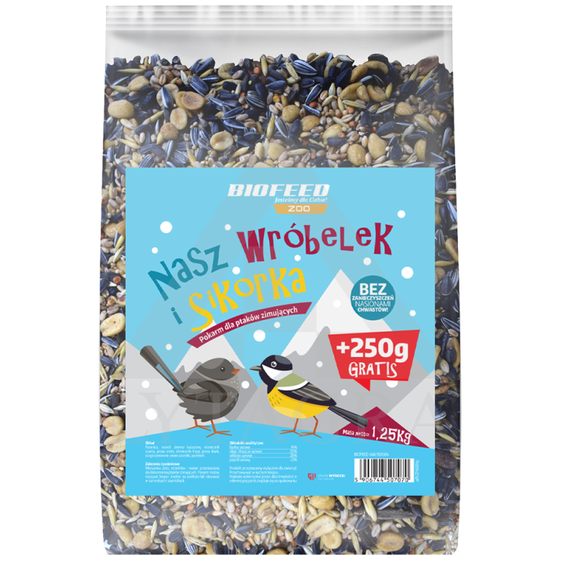 1,25 KG BARĪBA PUTNIEM