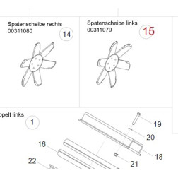 00311079 DISKS KREISAIS Ø 520 x 8