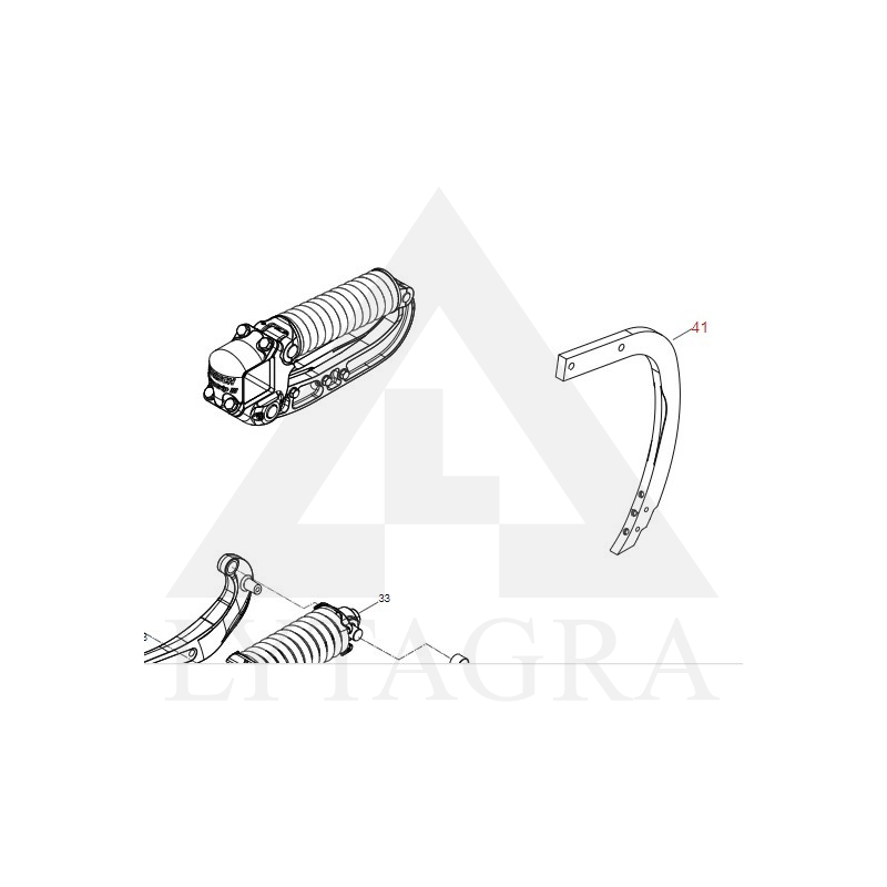 34071011 KĀJA FG 850 T30 Jaunā