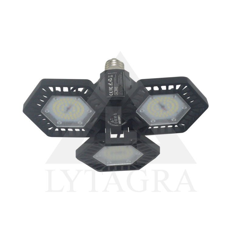 S0360W  REGULĒJAMA LED LAMPA / melna / 60W
