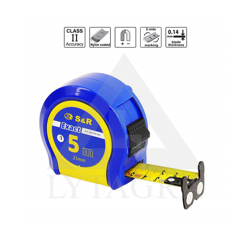 422705025 MĒRLENTE 5m/25mm Exact / Q-Point / SR
