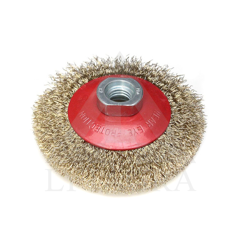 f38-100 DRĀŠU BIRSTE DISKVEIDA 100MM / DEDRA