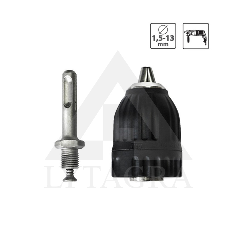 Bezatslēgpatrona ar adapteri S&R 215013002, SDS 1,