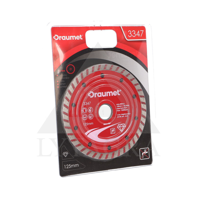 3347 DIMANTA SLĪPRIPA TURBO   125MM EGA