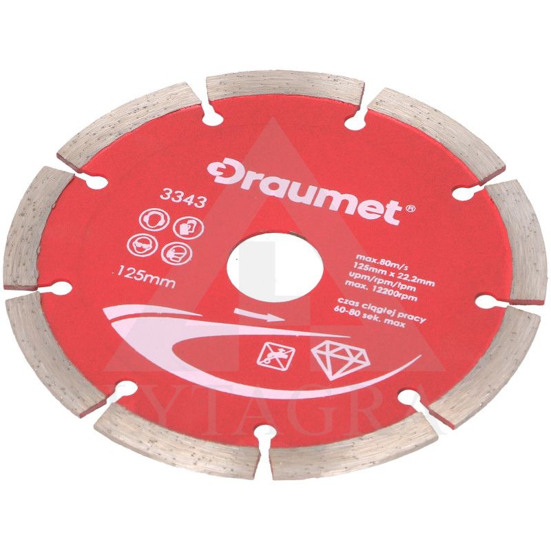 3343 DIMANTA GRIEZĒJRIPA  125MM  EGA