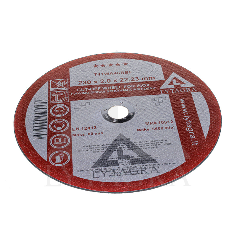 GRIEZĒJDISKS METĀLAM  230x2.0x22.23mm / Lytagra