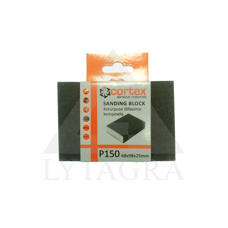 GLO 14419 SLĪPĒŠANAS SŪKLIS  AO P150 68x98X25