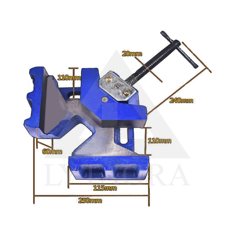 SBL-QRC-115 Lenķa skruvspīles 4,5"/vid.