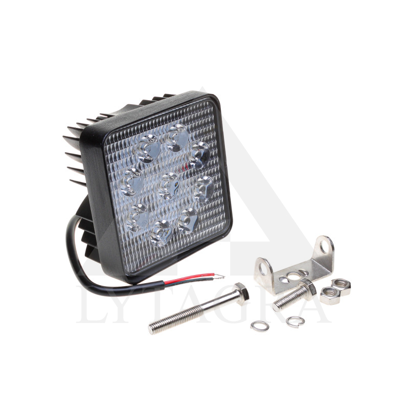 LRW091F DARBA LUKTURIS 9 LED 12-24V 9X3W 110X110 M