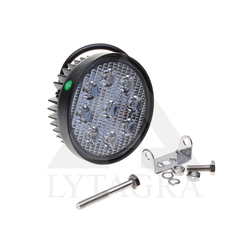 453701075 9 LED DARDA LUKTURIS APAĻŠ 27W 12-24V PL