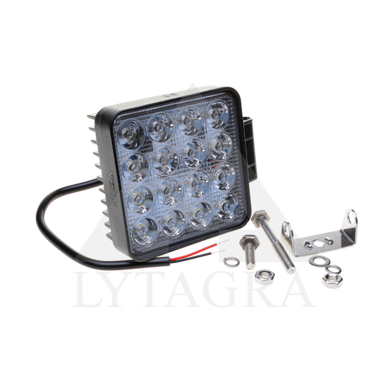 453701052 LED DARBA LUKTURIS 16X3W 48W PLATS STARS