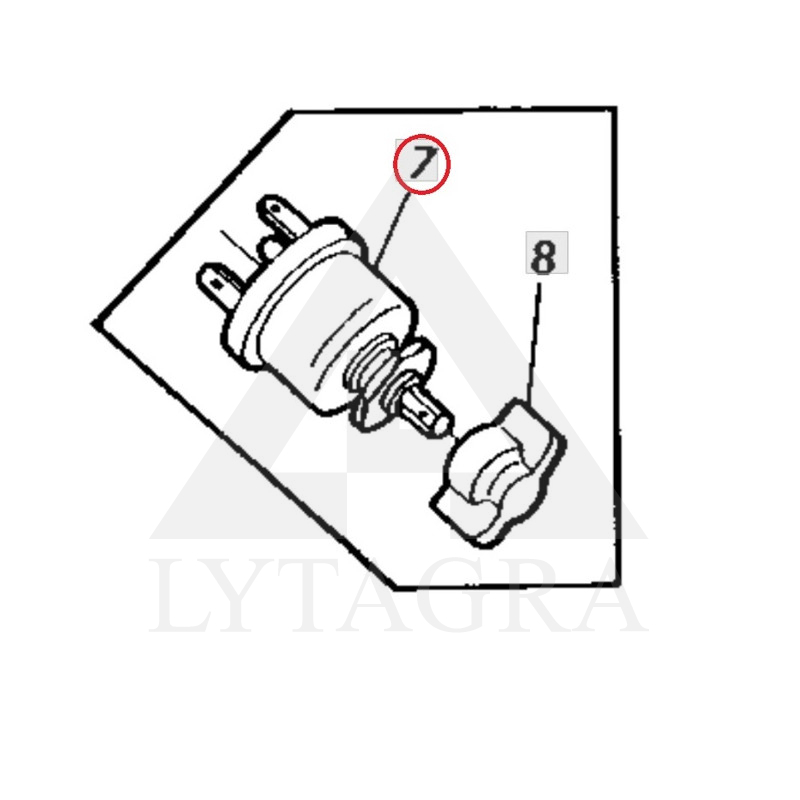 26/950-42 AIZDEDZES ATSLĒGA AL62707  L34972