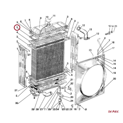 70-1301169 RADIATORA BLĪVE GUMIJAS
