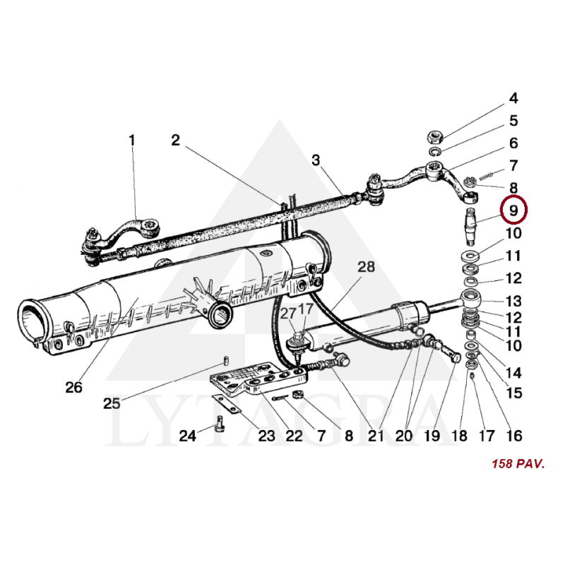 F80-3405101 STŪRES PIRKSTS MTZ