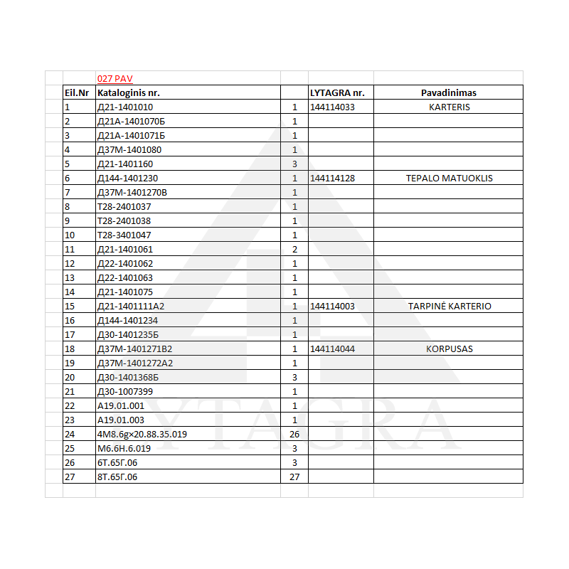 D21-1401111 KARTERA  BLĪVE