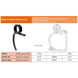 DZIĻIRDINĀTĀJA STATNE K./35X35X580/ Q35SVV SX