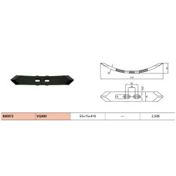 VQ400  DZIĻIRDINĀTĀJA UZGAL.55X15X