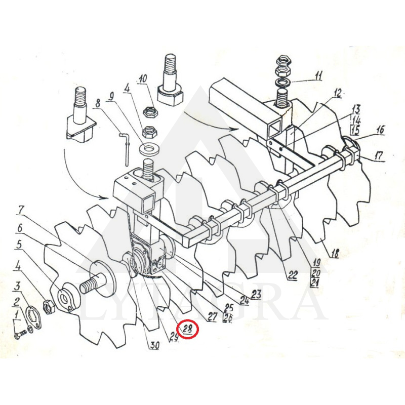 BDT-7 GULTŅU KORP.KOMPL.