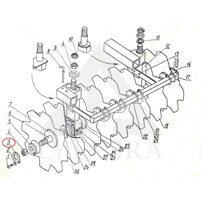 BDB 03.411 AIZSLĒGS