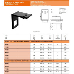 AF 662 TURETĀJS 50X6 H-62MM 50x50
