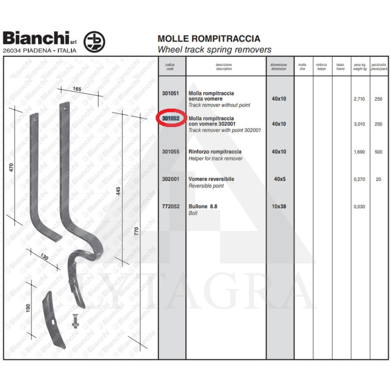 C 40 CVVR SLIEDES AIZRAUSĒJS 40X10