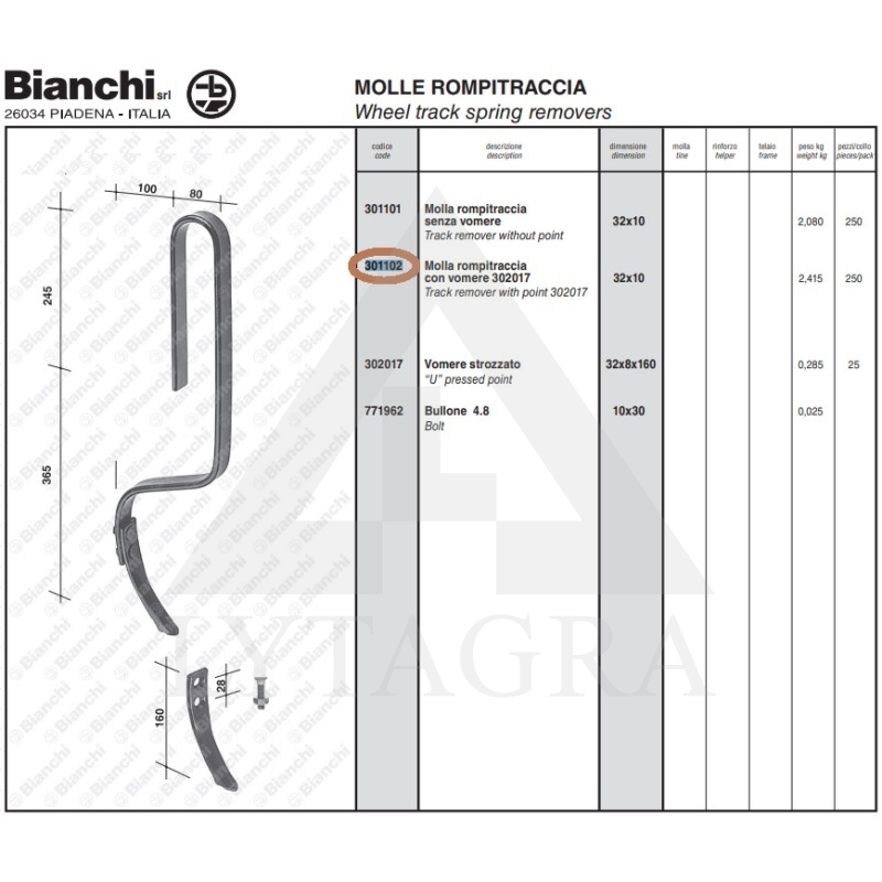 10.5010 SLIEDES AIZRAUSĒJS 32X10  NORDSTEN