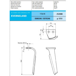 MAE080246 FRĒZES ZOBS/Kreis./KVERN ELAND