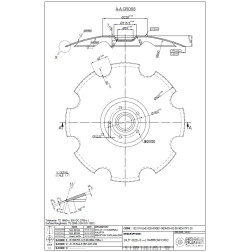 C 534949 3490467 DISKs LEMKEN 5 SK. 620x6MM 34904
