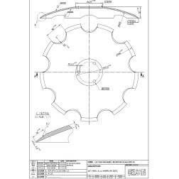 C 537012 23246106 DISKS HORSCH 3caur. 460x6MM