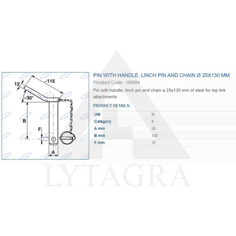 A09084 PIRKSTS AR FIKSATORU 25x130