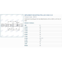 A09313 PIRKSTS AR FIKSATORU 28x150