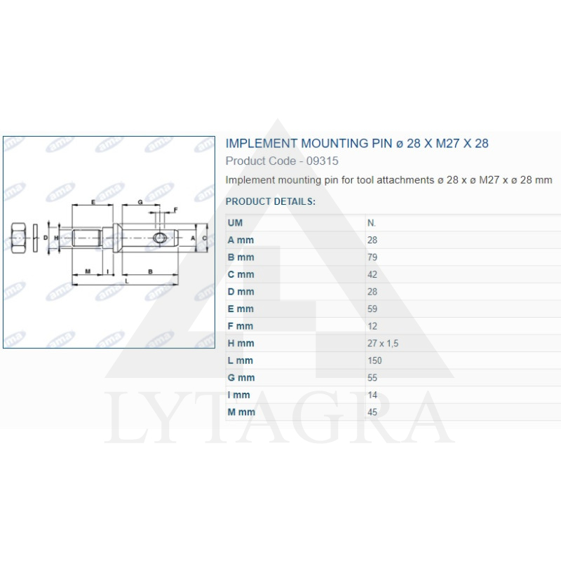 A09315 PIRKSTS 28x150