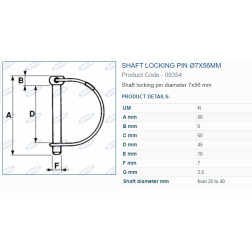 09354 FIKSATORS   7x56 mm 5.gab