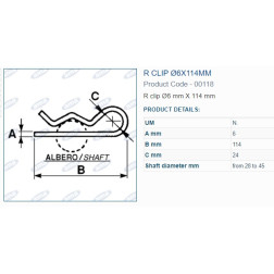 A 00118 / 05921 FIKSATORS   6 MM 5.gab.