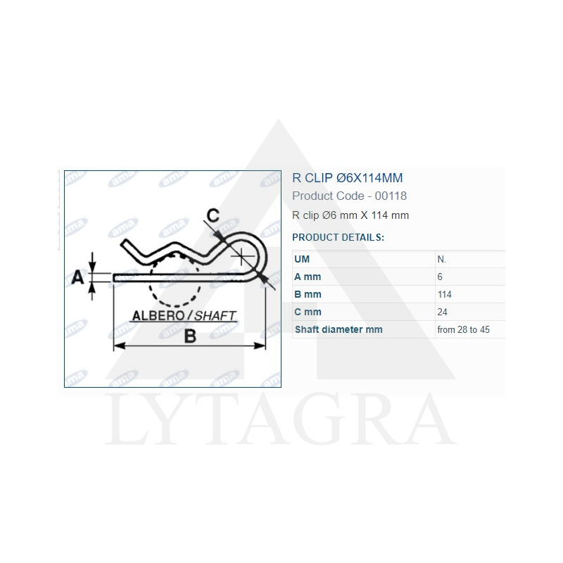 A 00118 / 05921 FIKSATORS   6 MM 5.gab.