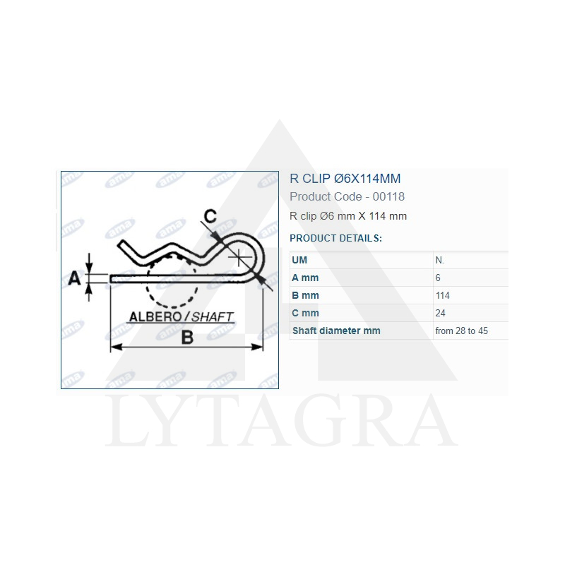 A 00118 FIKSATORS 6MM