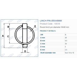 A 10518 FIKSATORS 5MM