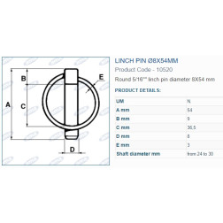 A 10520 FIKSATORS 8MM