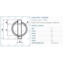 A 10523 FIKSATORS 11MM