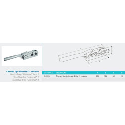 A03980 BORTU FIKSATORS 260/A