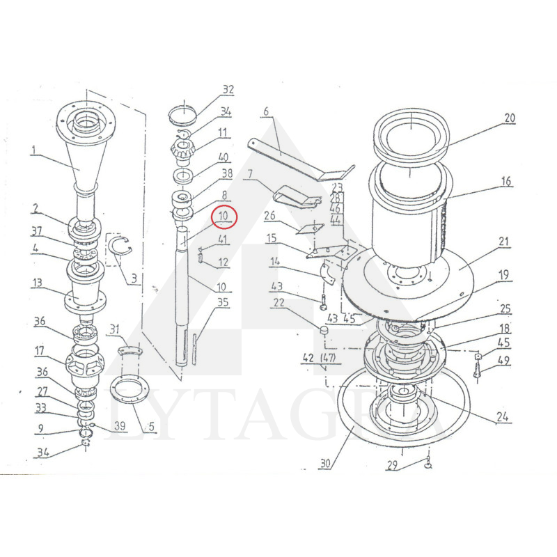010-617 VĀRPSTA 10-26 VERTIKALA 1,65 1,85
