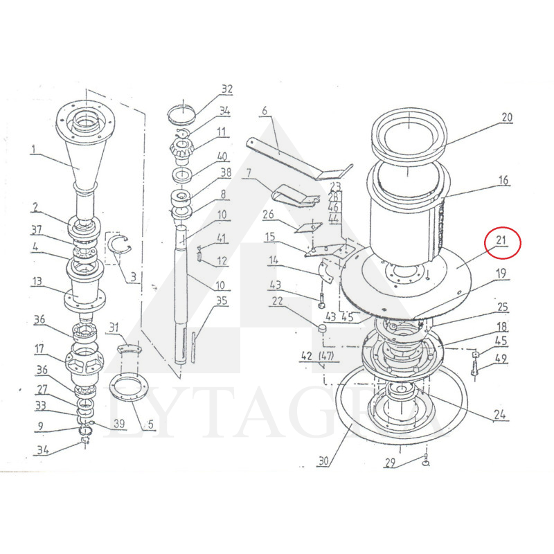 5125/01002 AUGŠ. DISKS 21-26 1.85 M