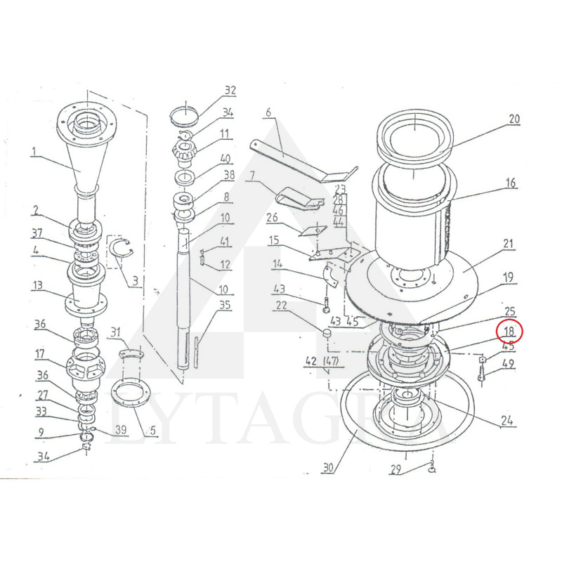 5036/01034 ATBALSTS DISKS