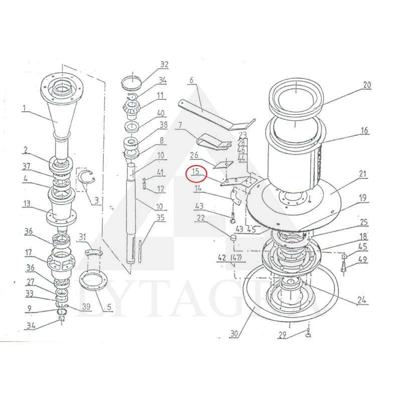 010309 NAŽA TURĒTĀJS POĻU PĻ.1,65/1,85M