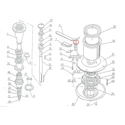 5036/01040 NAŽA TURĒTĀJA BUKSE KONISKA