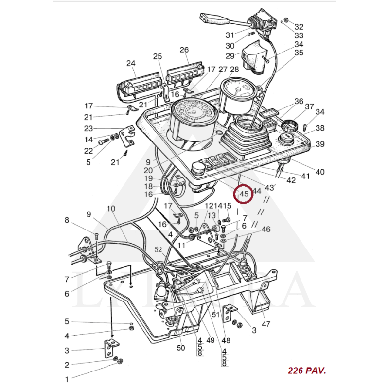 245.3710 SLĒDZIS AVĀRIJAS GAISMU