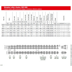 80H-1 (25.4) SAVIENOJUMS CL ANSI REXNORD
